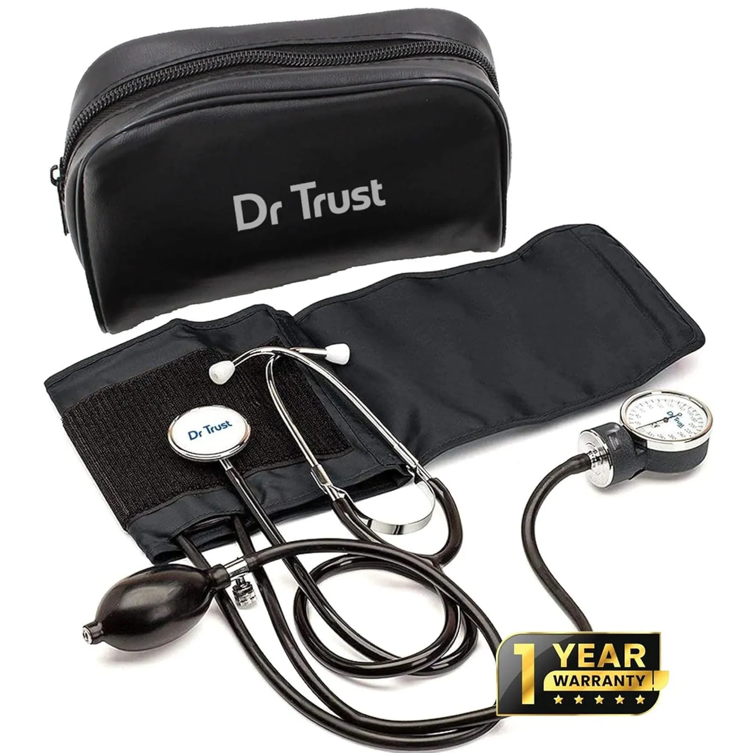 MANUAL BLOOD PRESSURE MONITOR WITH STETHOSCOPE