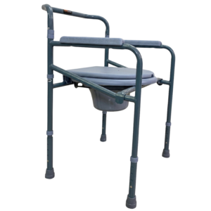 FOLDABLE COMMODE CHAIR